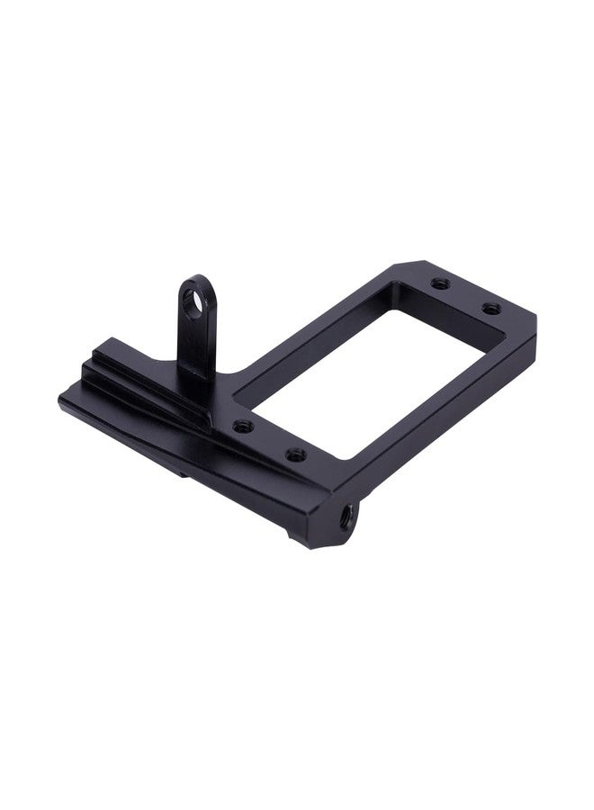 YSKMLOLP 1/10 RC Servo Mount,CNC Front Axle BAT Servo Mount Low Center of Gravity for 1/10 RC Crawler Vanquish VS4-10 Phoenix F10 Portal Axle LCG Chassis DIY (Black) - Image 4
